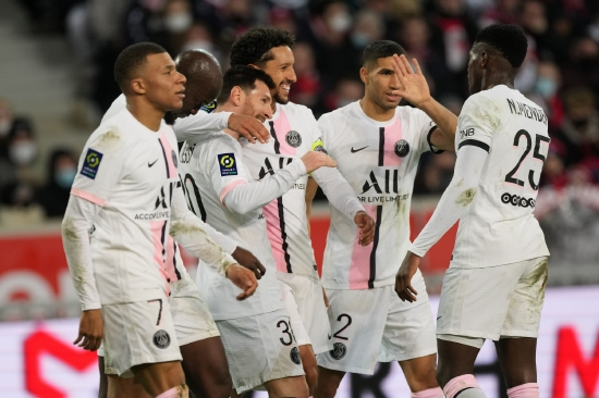  法甲月度最佳阵容巴黎独占五席彰显统治力  